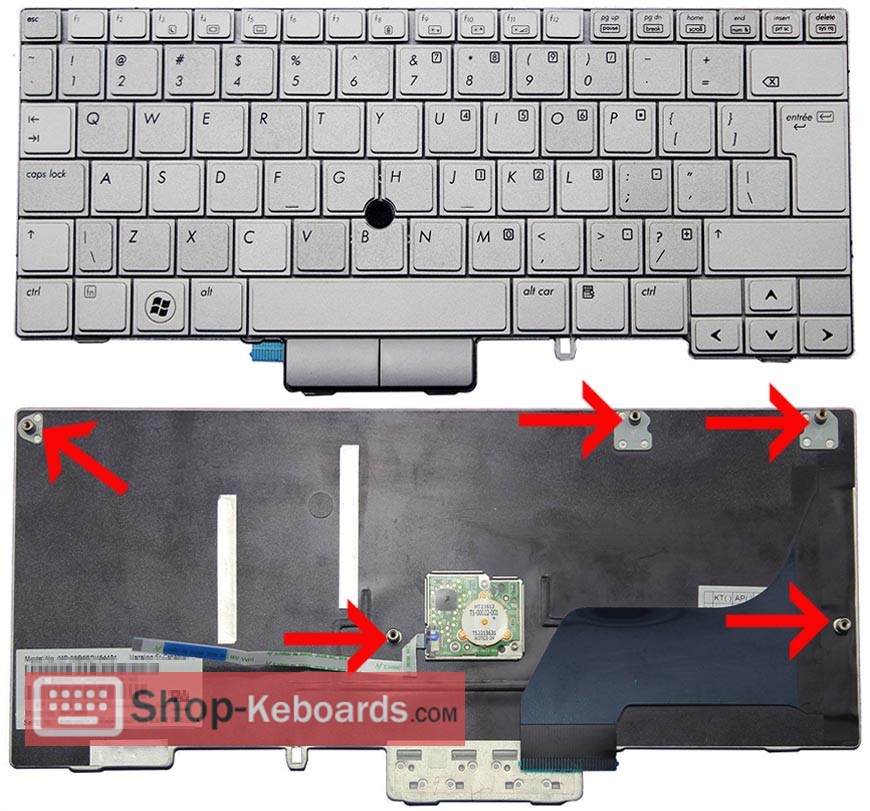HP MP-09B66I06442  Keyboard replacement