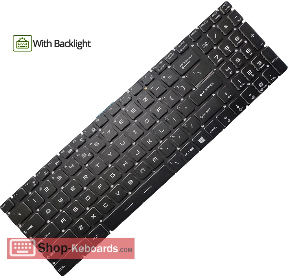 MSI CR72 7ML Keyboard replacement