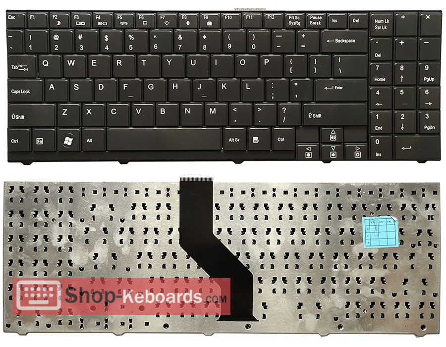 Medion MP-09A96DN-4421 Keyboard replacement