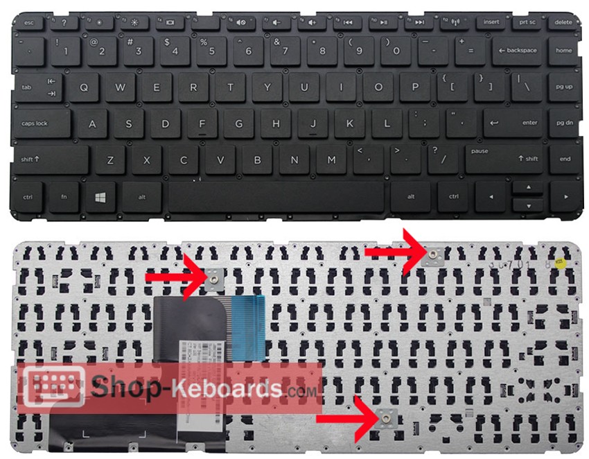 HP 724252-131  Keyboard replacement