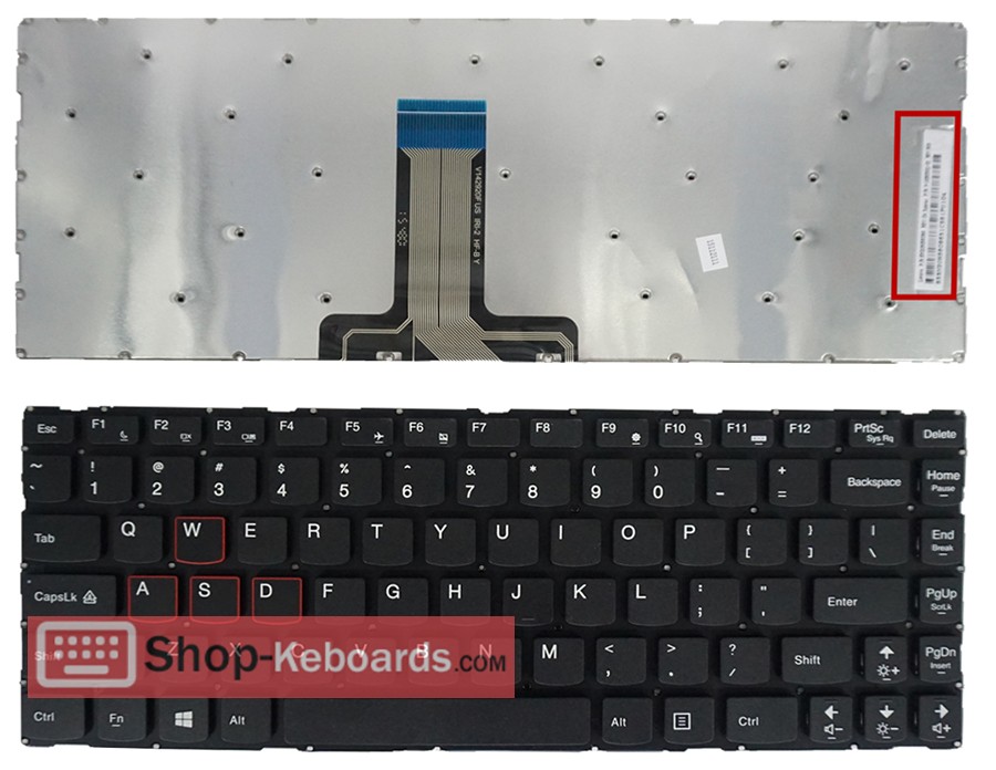 Lenovo Y41-70 Keyboard replacement