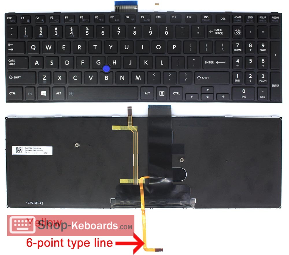Toshiba TECRA Z50-C-14T  Keyboard replacement