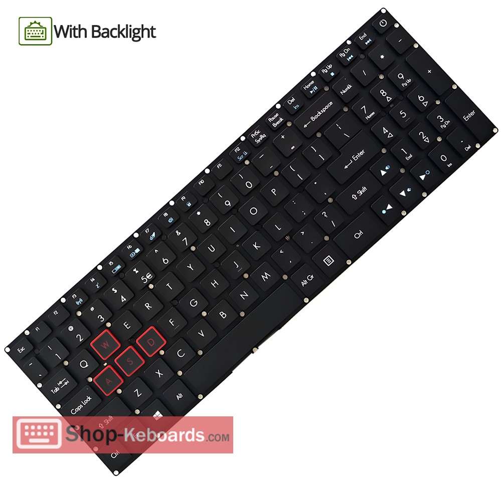 Acer PREDATOR PH317-51-712E  Keyboard replacement