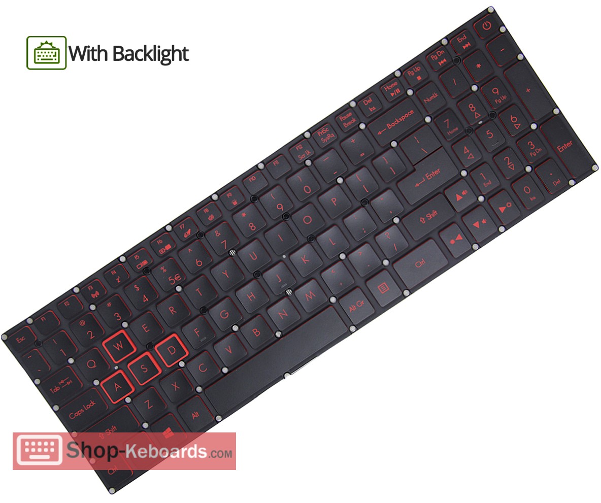 Acer PREDATOR PH317-51-712E  Keyboard replacement