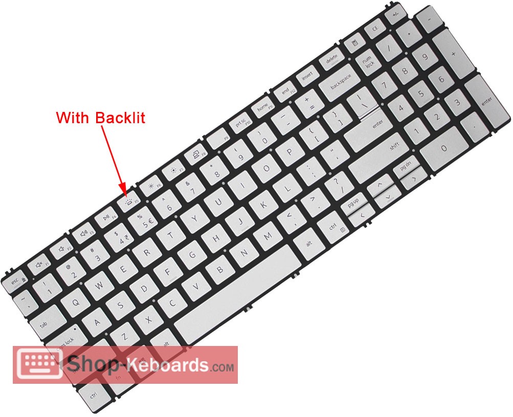 Dell DLM18J76I0-528  Keyboard replacement