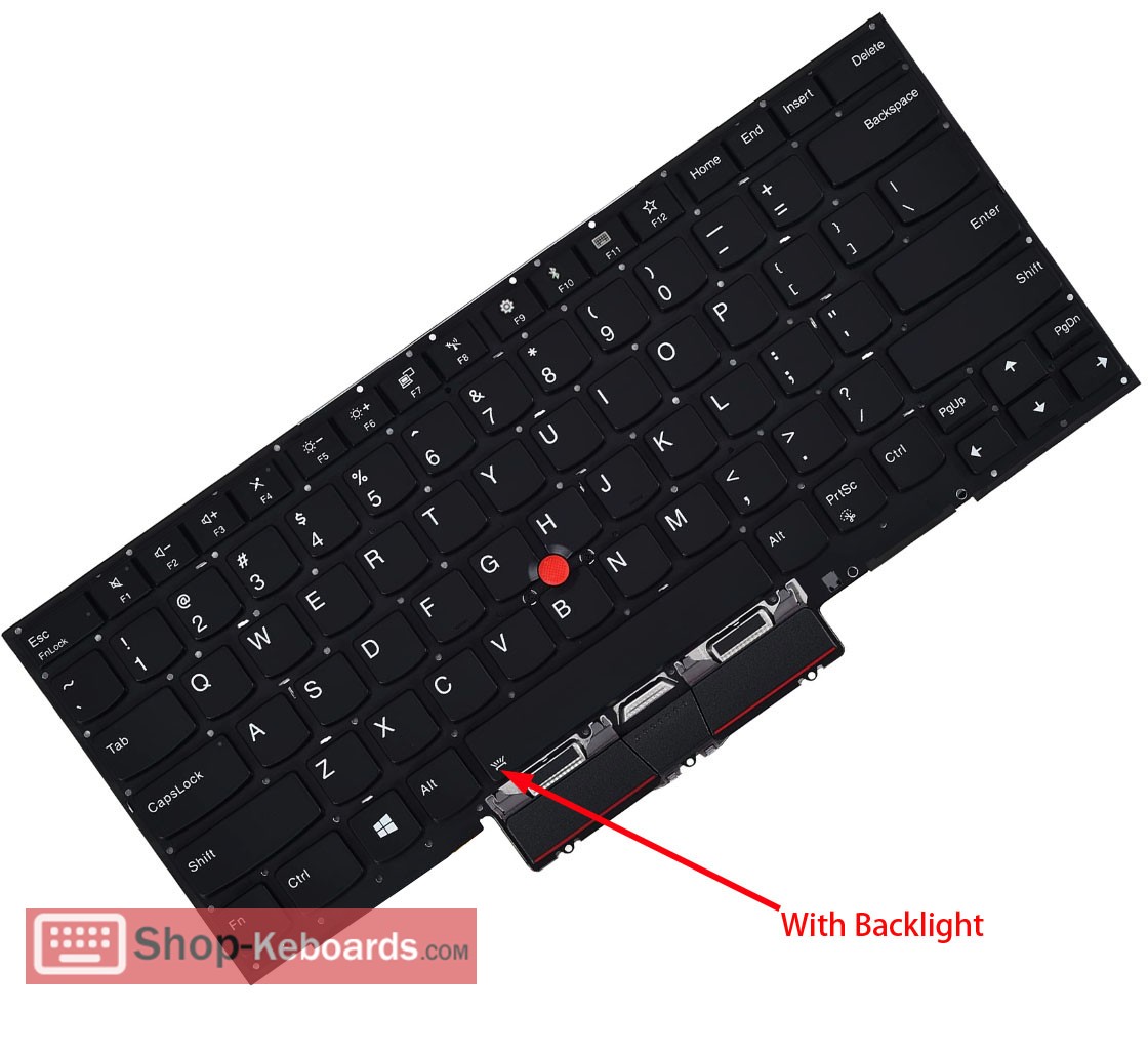 Lenovo ThinkPad X1 Carbon Type 20R1 Keyboard replacement