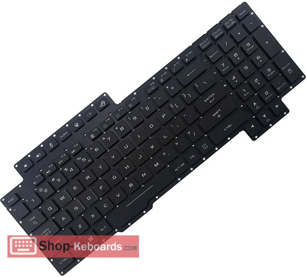Asus 0KNB0-E612BE00 Keyboard replacement