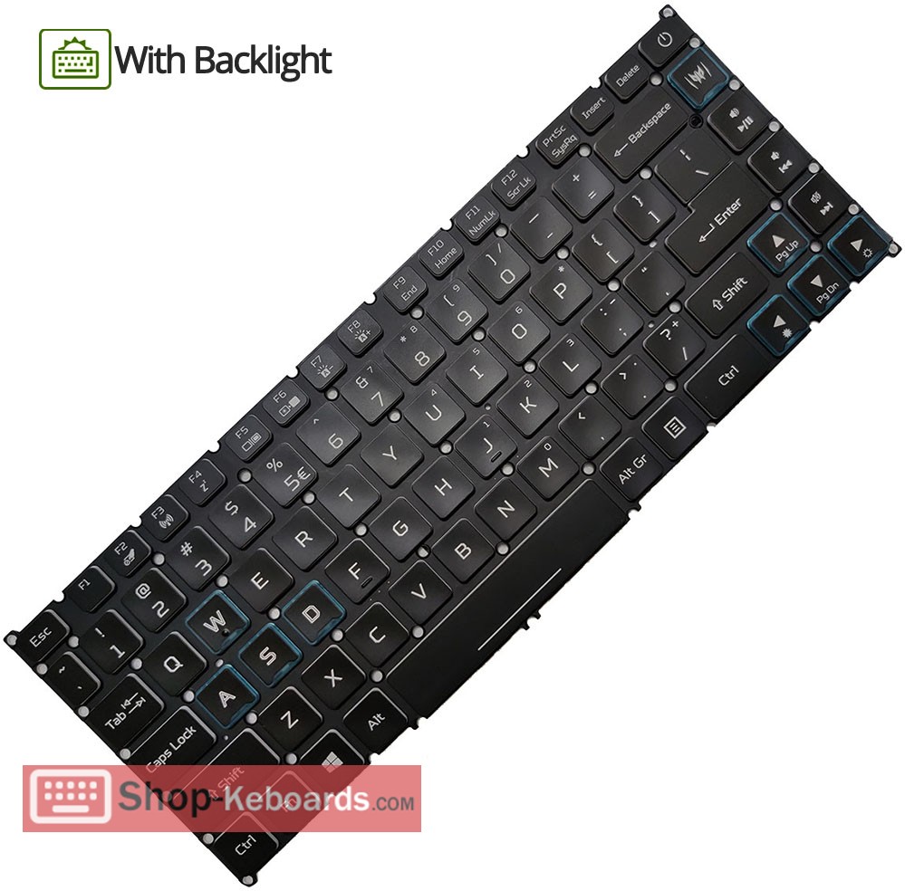 Acer PREDATOR TRITON 500 PT515-51-771C  Keyboard replacement