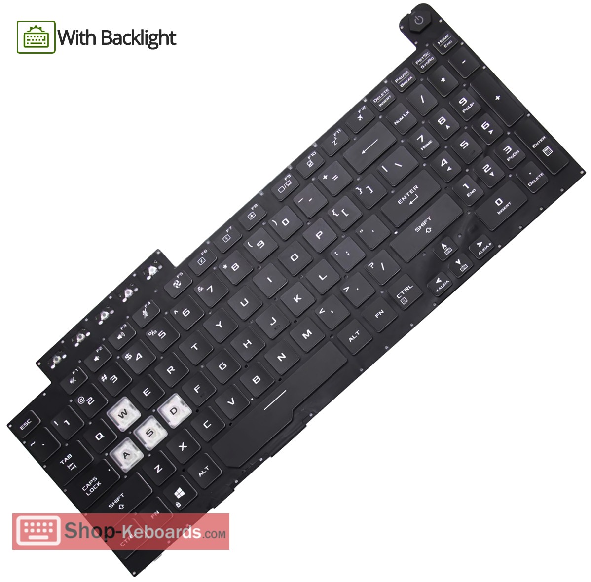 Asus FA506II-HN152T  Keyboard replacement