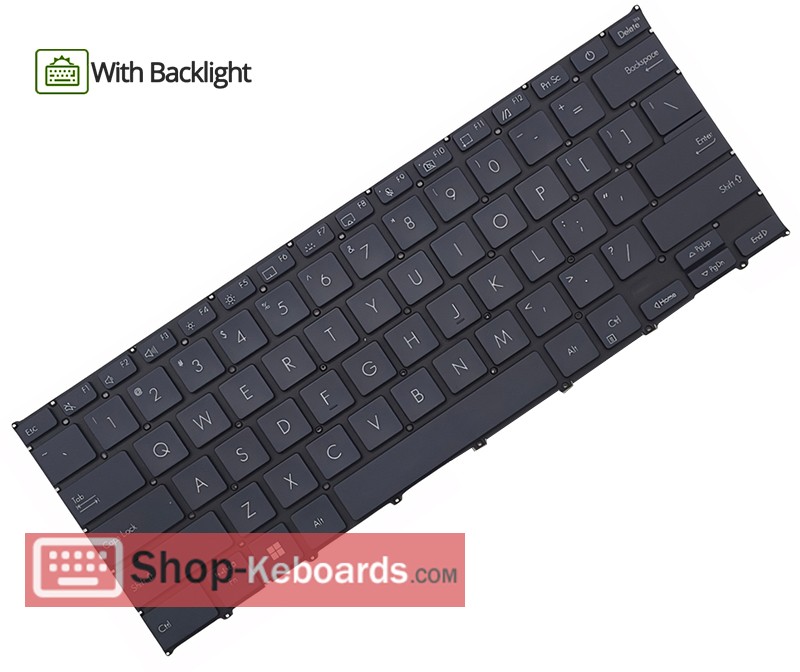 Asus ZenBook 14X OLED UX3404VC-M9111W  Keyboard replacement