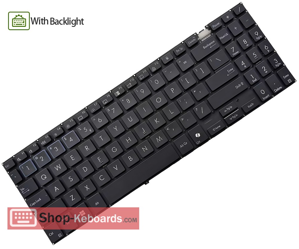 Asus NSK-UAN3BU Keyboard replacement