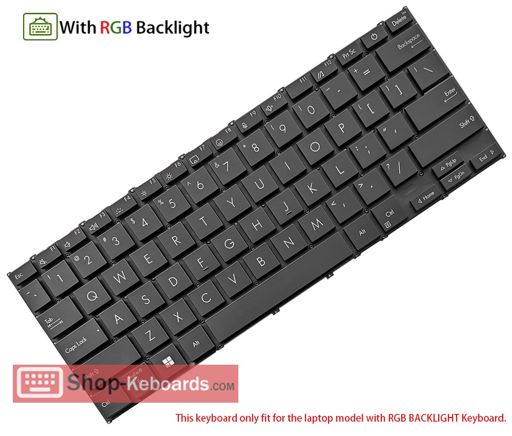 Asus M3407GA Keyboard replacement