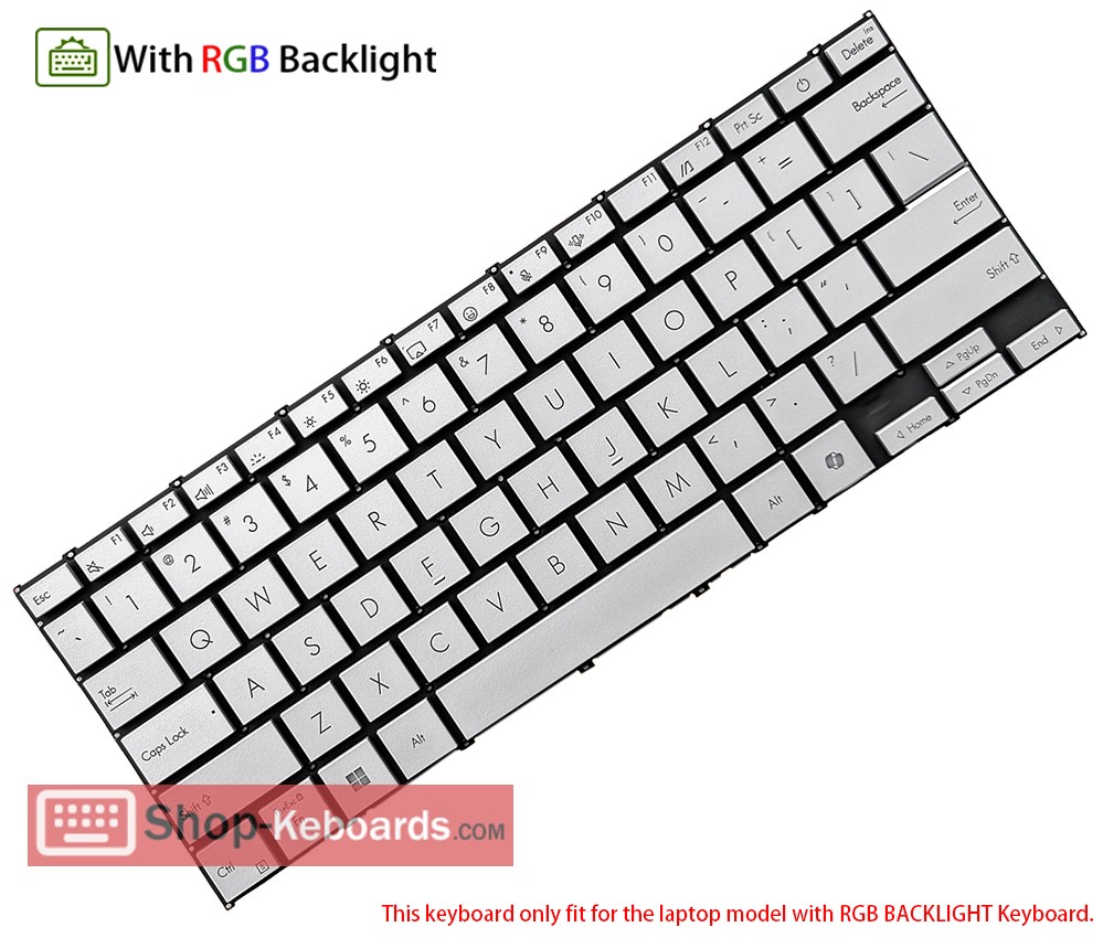 Asus M3407GA Keyboard replacement