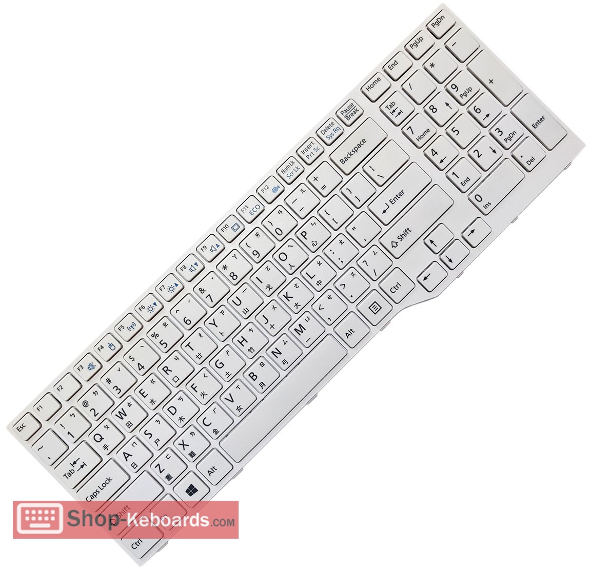 Fujitsu CP648386-03 Keyboard replacement